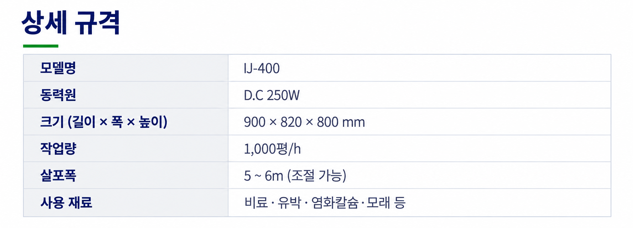 차량거치식D.C모터형살포기