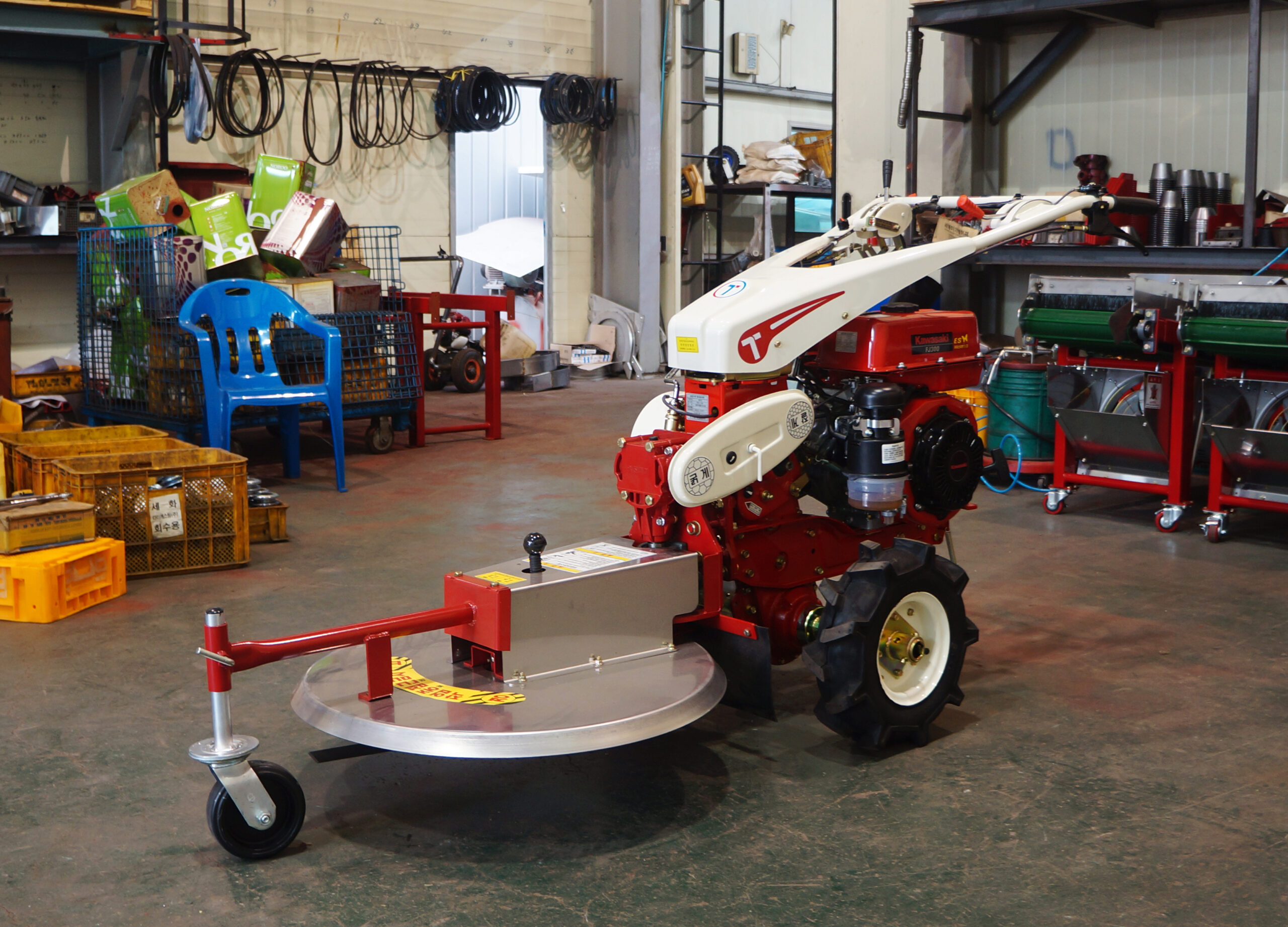 관리기 부착형 제초기