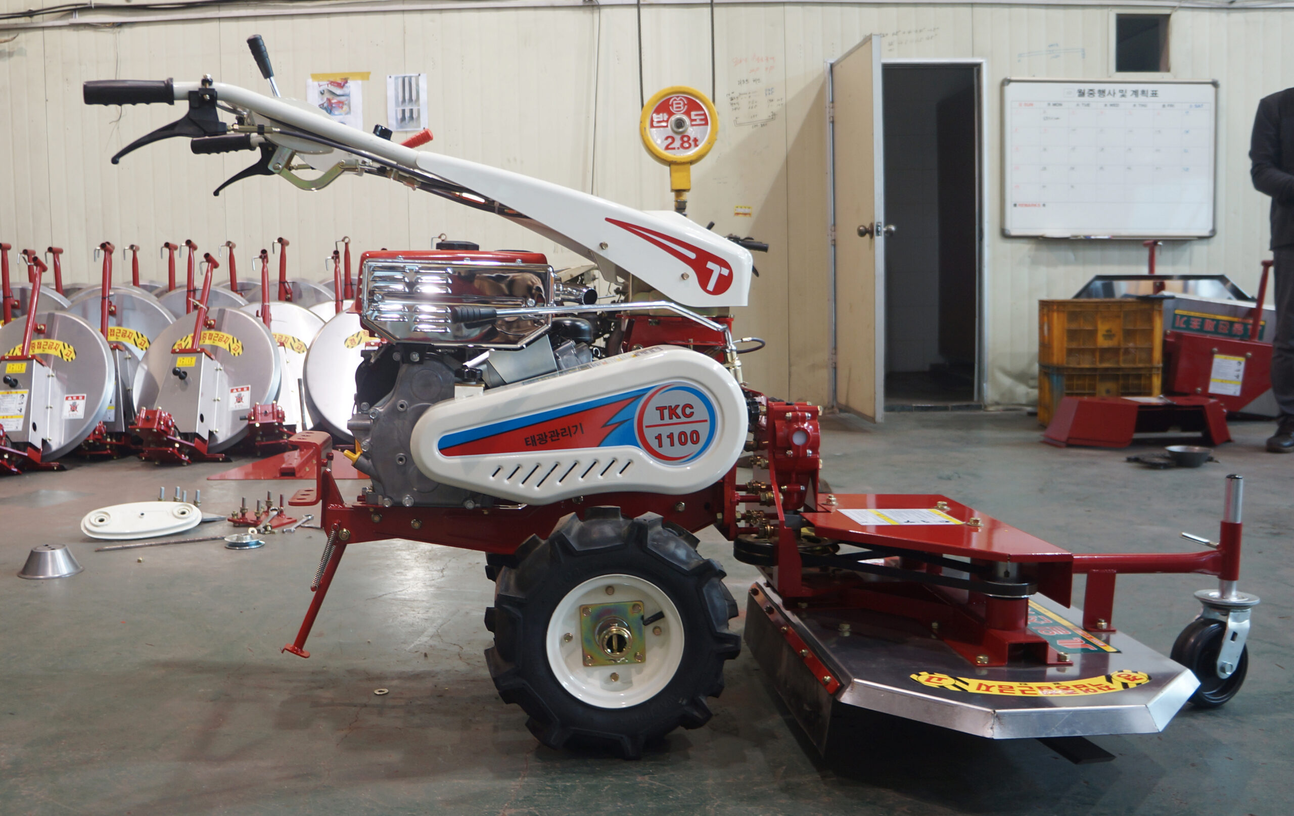 관리기 부착형 제초기