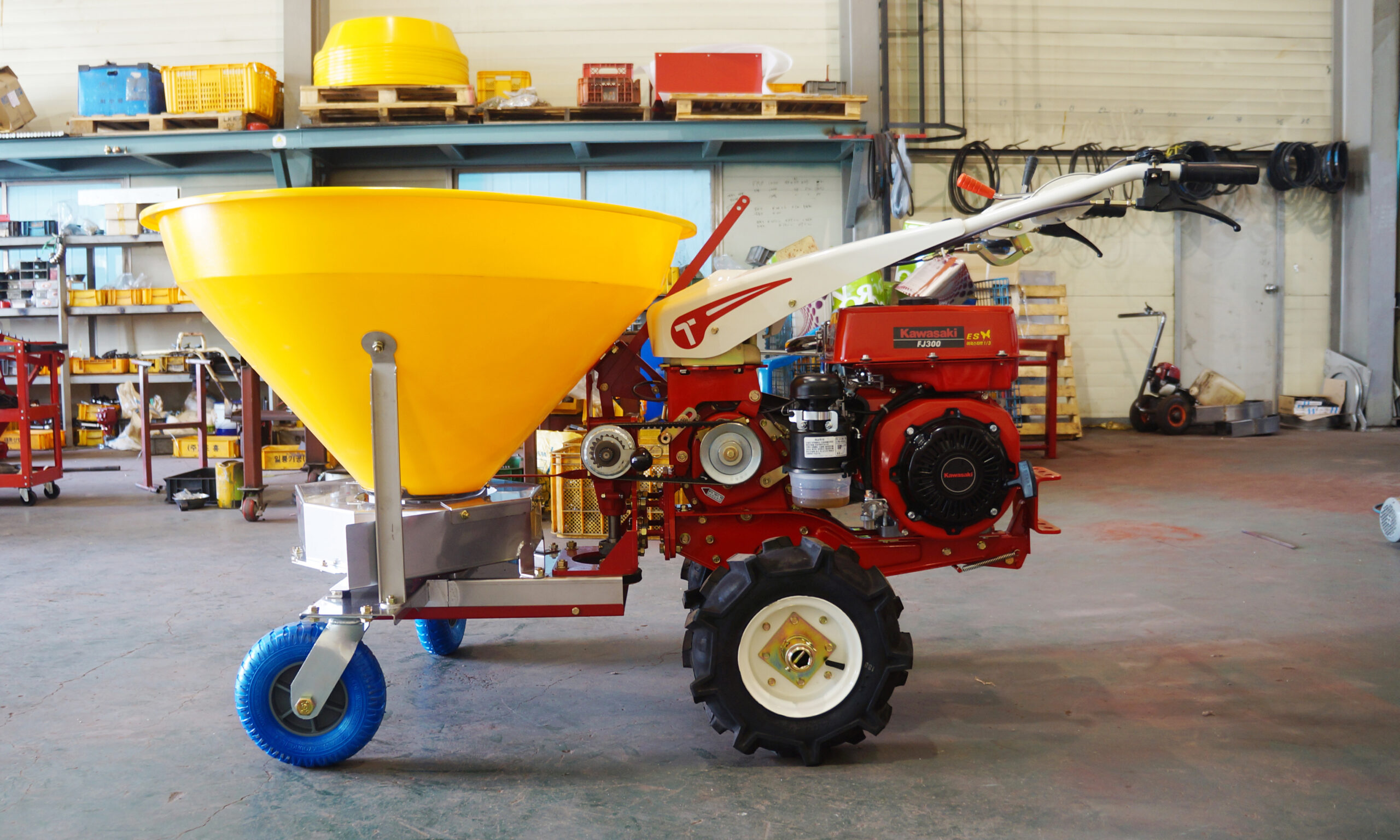 관리기 부착형 살포기