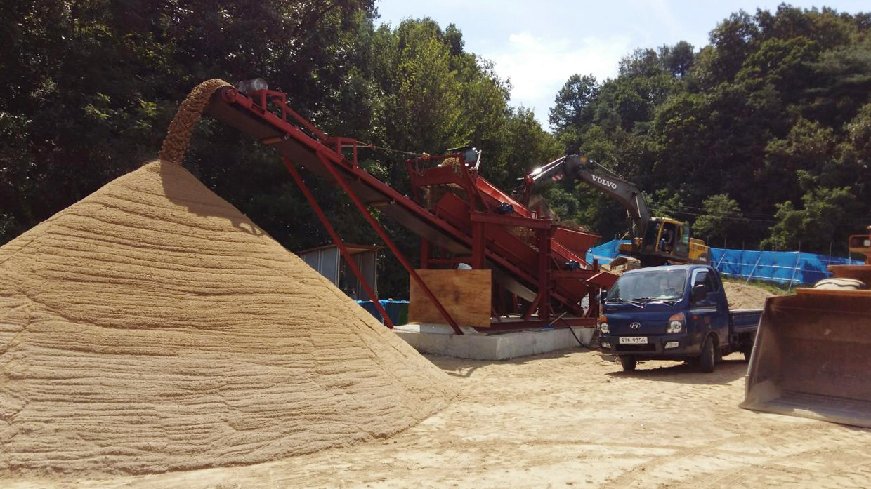 진동 2단 선별기